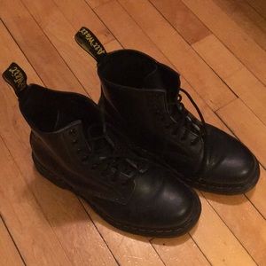 Gently Worn Doc Martens Boots - Size 10